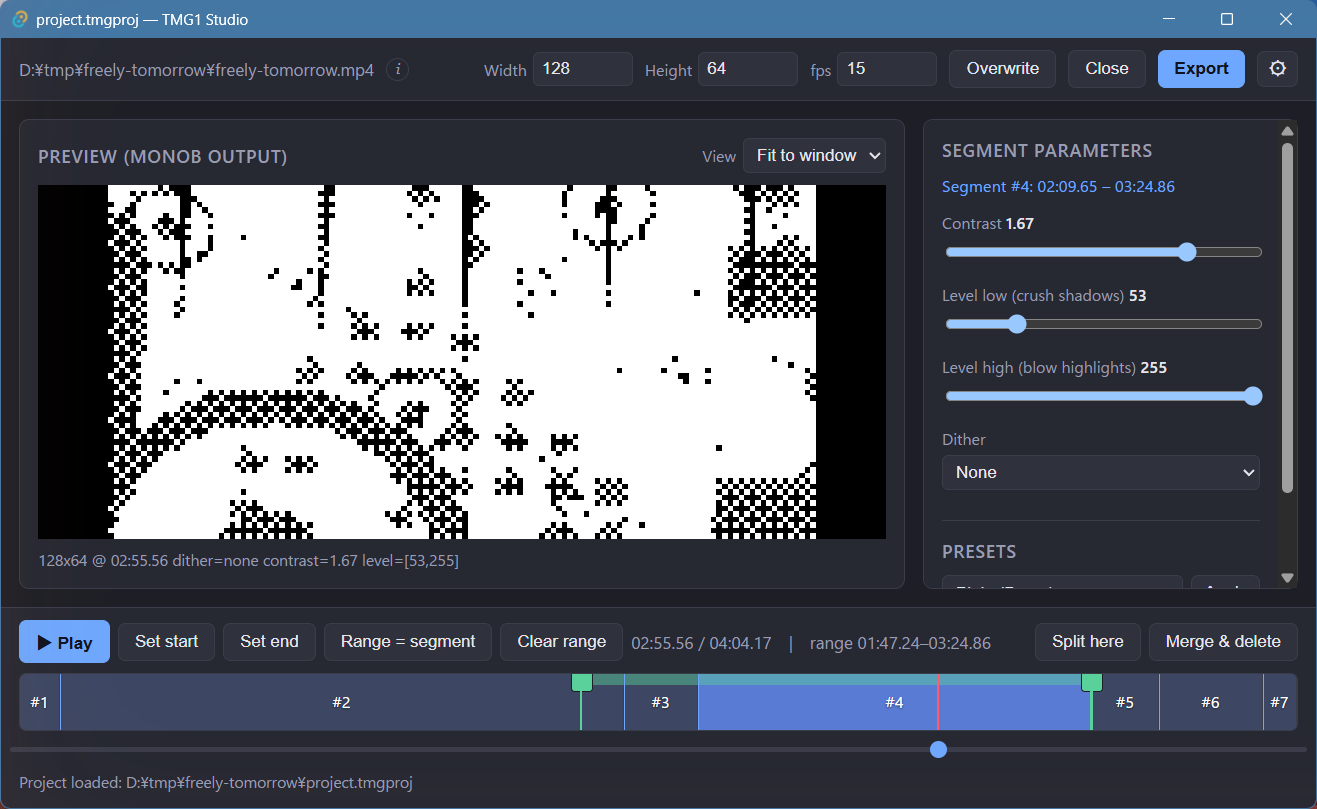 TMG1 Studio screenshot